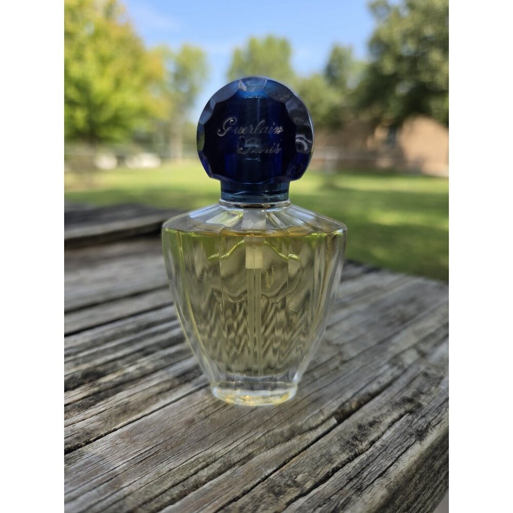 Vintage Shalimar Guerlain Paris Perfume Bottle Baccarat 3.75'' .5oz 15ml‎